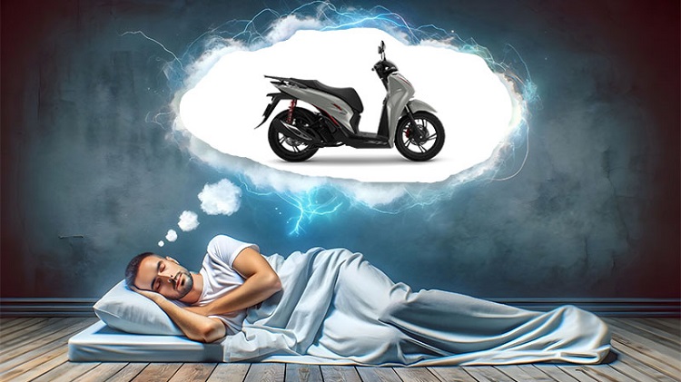 mơ thấy xe máy đánh con gì